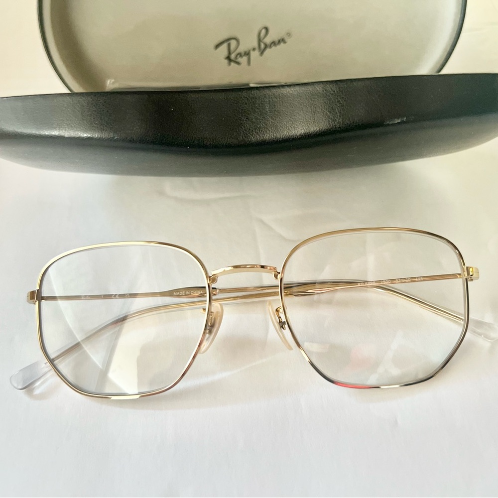Rayban 6496 Gold Frames - Picture 2 of 12